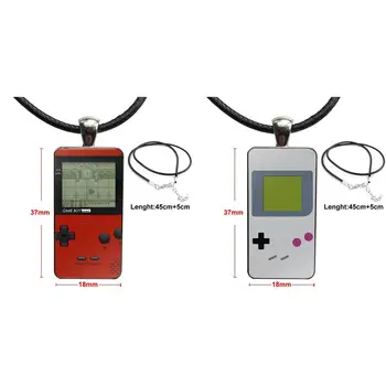 За Жени И Мъже, Класически Gameboy Game Boy Обзавеждане за Psp Детска Кутия Стъклена Окачване Galaxy Висулка Колие Дамски Колиета От Стомана Покритие Бижута