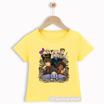 2021 гореща разпродажба, детска тениска със забавна принтом аниме 